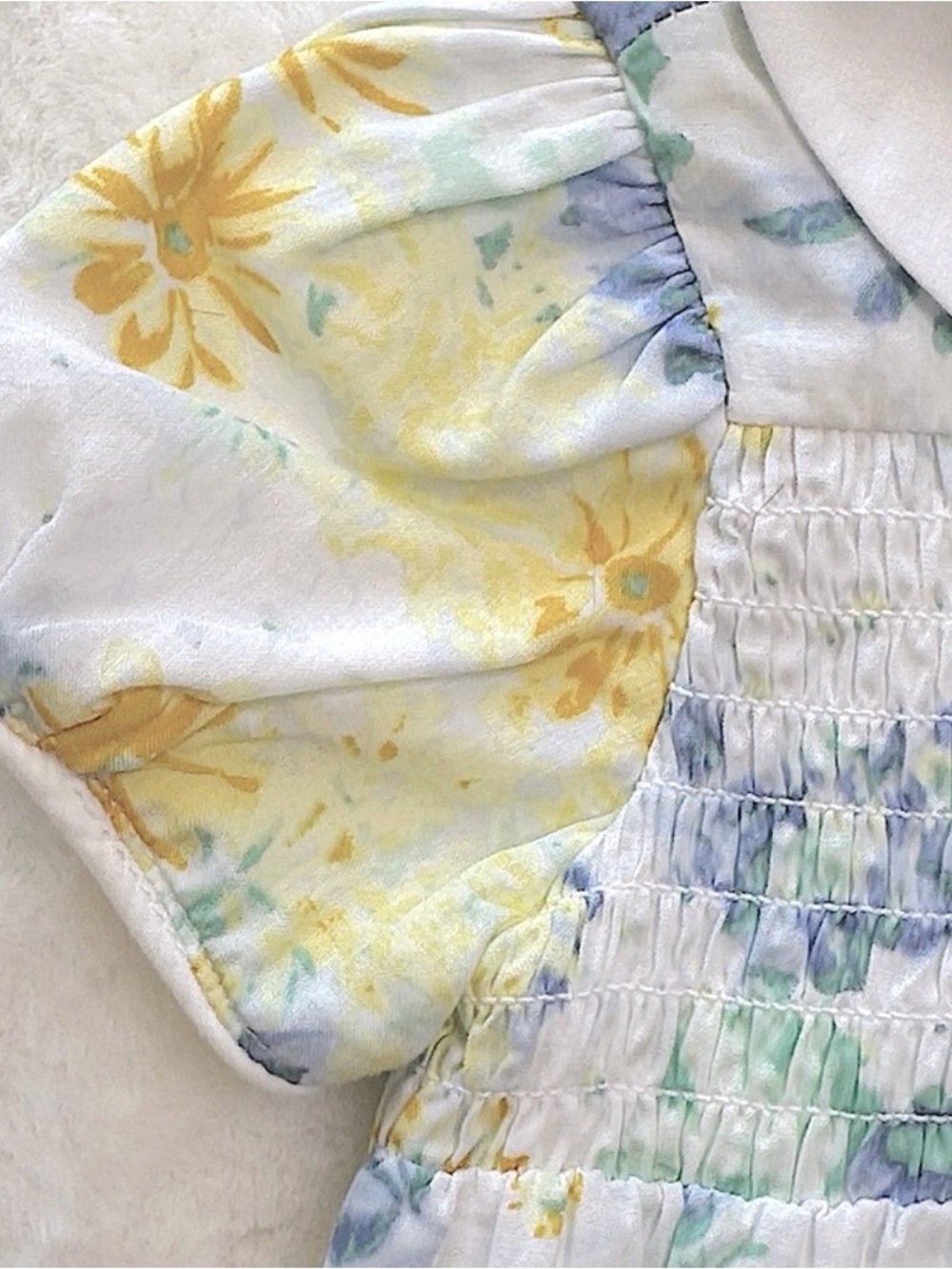Janie and Jack Baby Girls Summer Floral One Piece - Picture 2 of 7